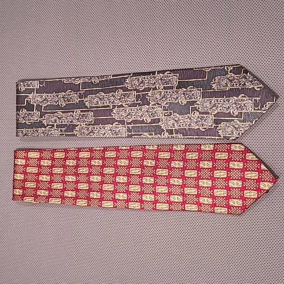 Daniel De Fasson | Accessories | Daniel De Fasson Red Blue Necktie ...